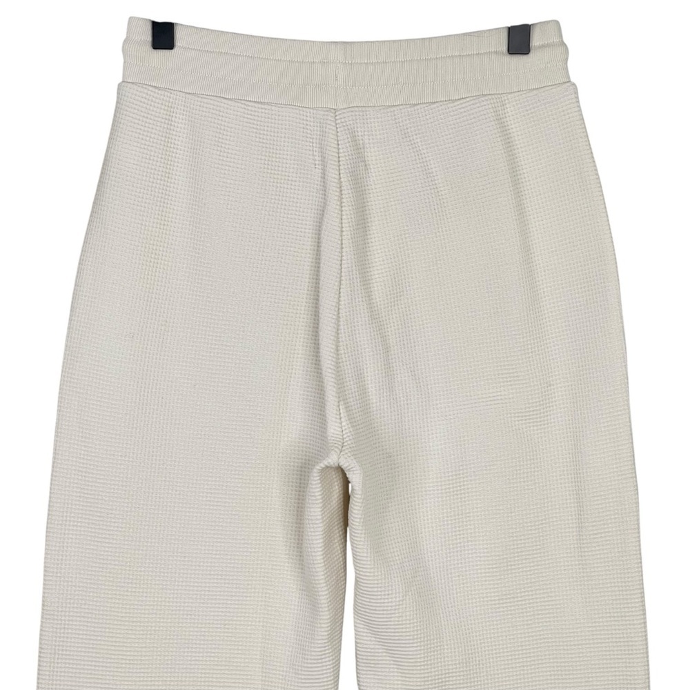 Madewell Sweatpants XS Textured Waffle Straight Drawstring Pull On Lounge Comfy - Picture 5 of 10